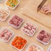 Skladovací box na uchovávanie čerstvej Stohovateľný box na uskladnenie potravín na prípravu jedla a organizáciu ingrediencií v chladničke alebo mrazničke