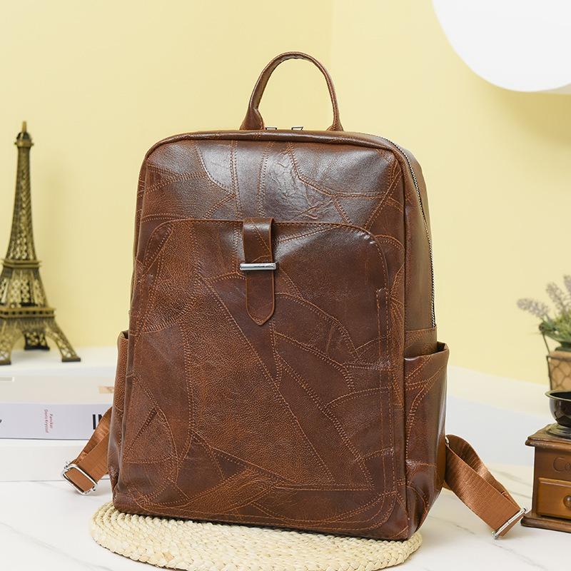 PU Soft Leather Large Capacity Commuting Women's Backpack