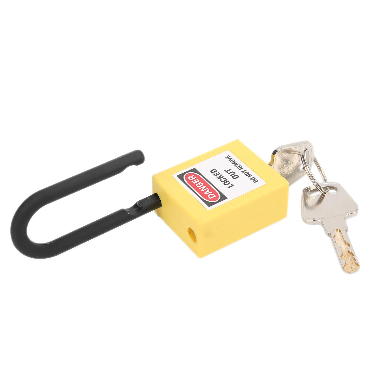 38mm Lockout Lock Nylon Industrial Engineering Insulation Security Dustproof Device for Construction Site
