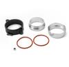 CNC Aluminum Exhaust Clamp Flange Assembly For 2.5 Inch Turbo Dump Pipe Downipes