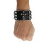 Gothic Style Hip-hop Punk Trend Rhinestone Bracelet Design Diamond PU Leather Bracelet