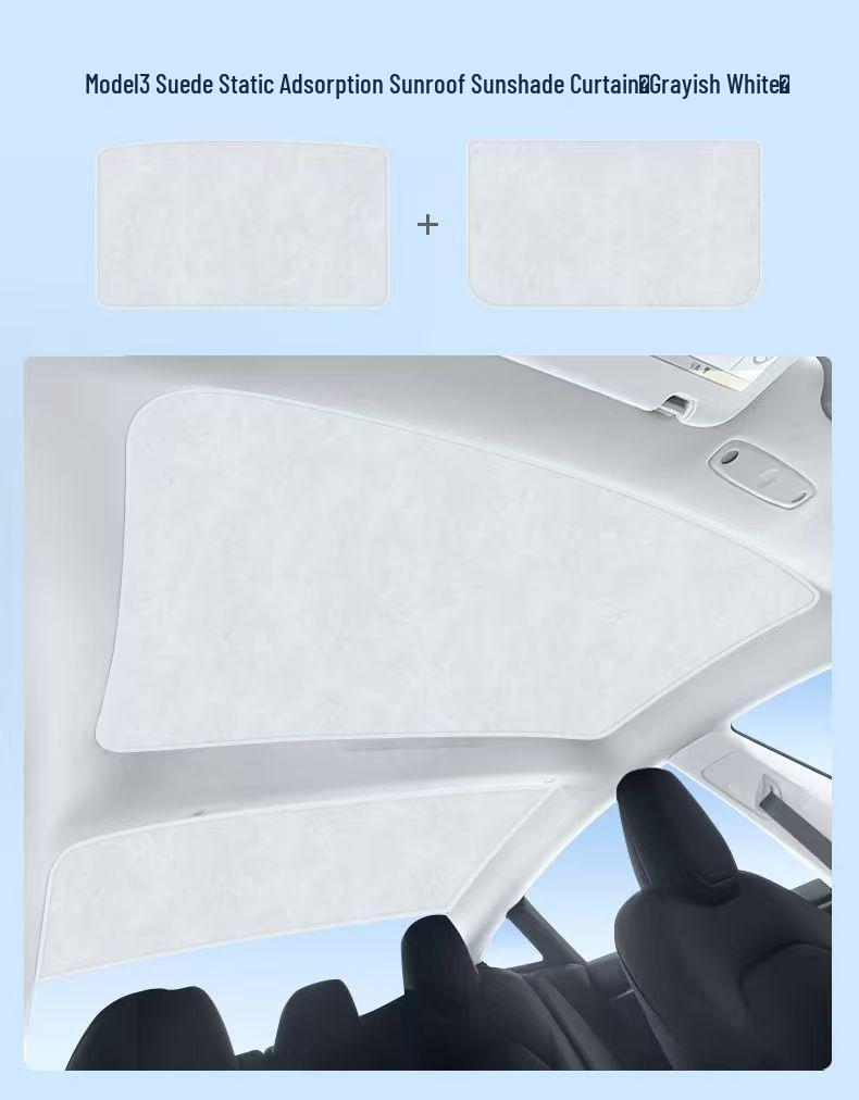 Electrostatic Sunshade for Tesla Model 3/Y Roof