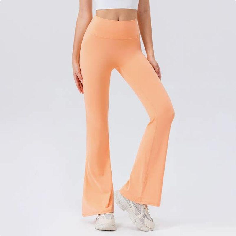 Sexy Milk Brown High Waist Hip Lift Micro-Pull Fitness Trousers
