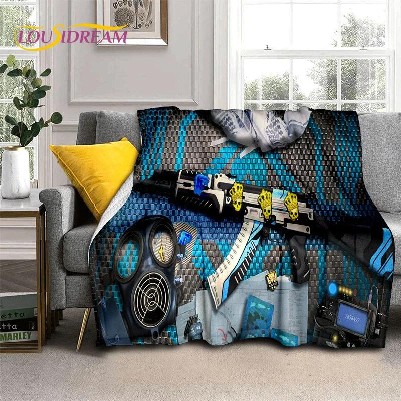 Rifle Pistol Cartridge USP,AK,AWP,M4,3D Gun Knife Blanket,Soft Throw Blanket for Home Bedroom Bed Sofa Picnic Cover Blanket Kids
