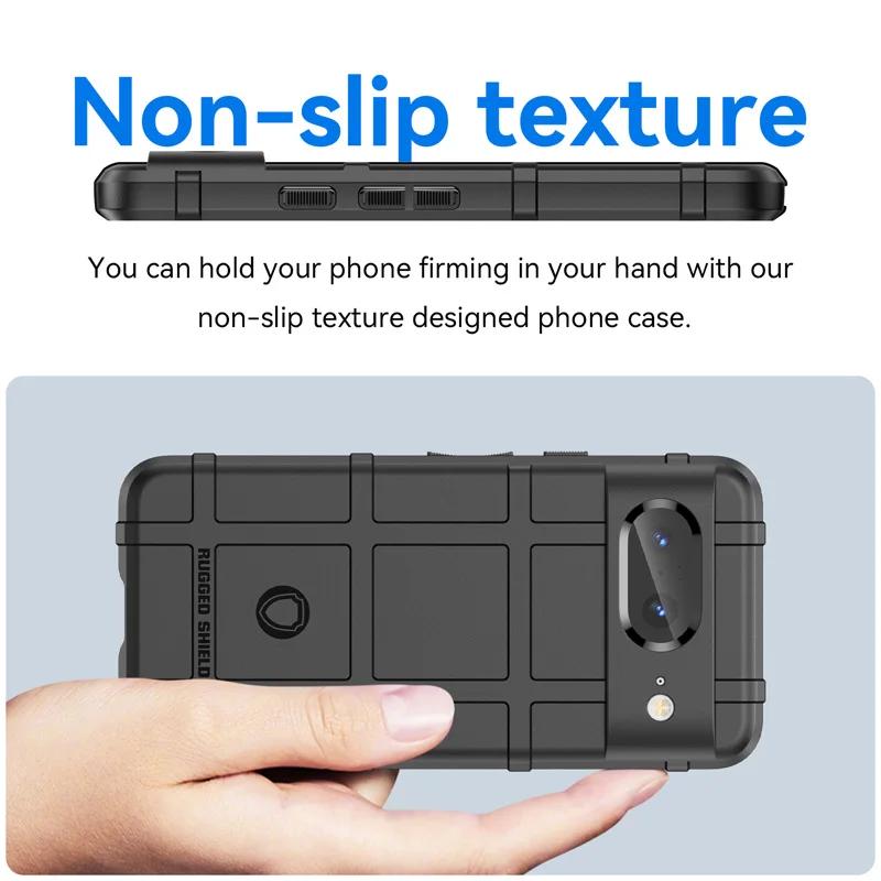 Per Google Pixel 8A 7A 7 6A 6 8 Pro 5A 5 4A 4 3 XL Custodia Robusta Anti-caduta Morbida Custodia in Silicone per Telefono Per Google Pixel 8 8Pro
