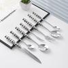 Light Luxury Creative Knife, Fork and Spoon Household Stainless Steel Steak Knife and Fork Western Dessert Spoon Tableware Set High Value