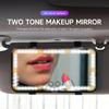 HD Mirror Car LED Makeup Mirror Sun Visor Plate Interior Rear Mirror USB Charing Dimmable Touchscreen Auto Vanity Mirror