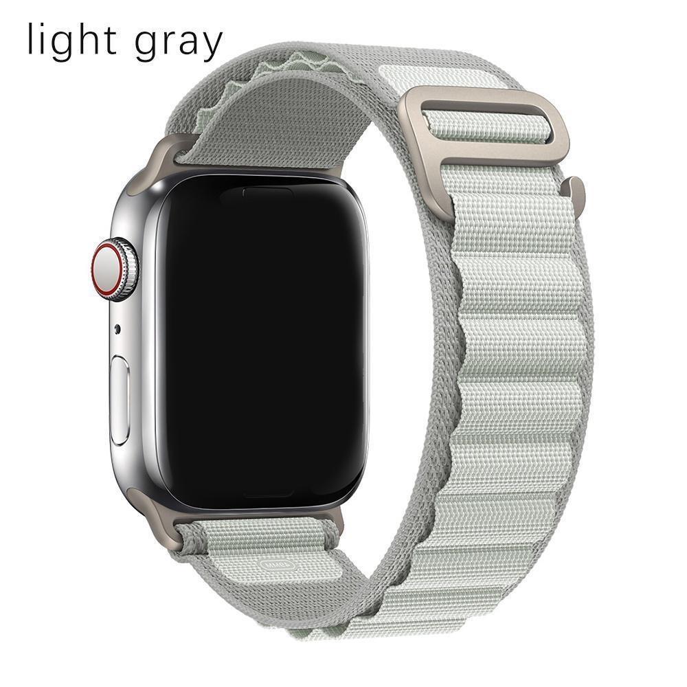 Alpine Loop Band for Apple Watch Ultra 2/Ultra 49mm 45mm 41mm 44mm 40mm 42mm Sport Nylon Outdool Breathable Strap for iWatch Series 9 8 7 SE 6 5 4 3
