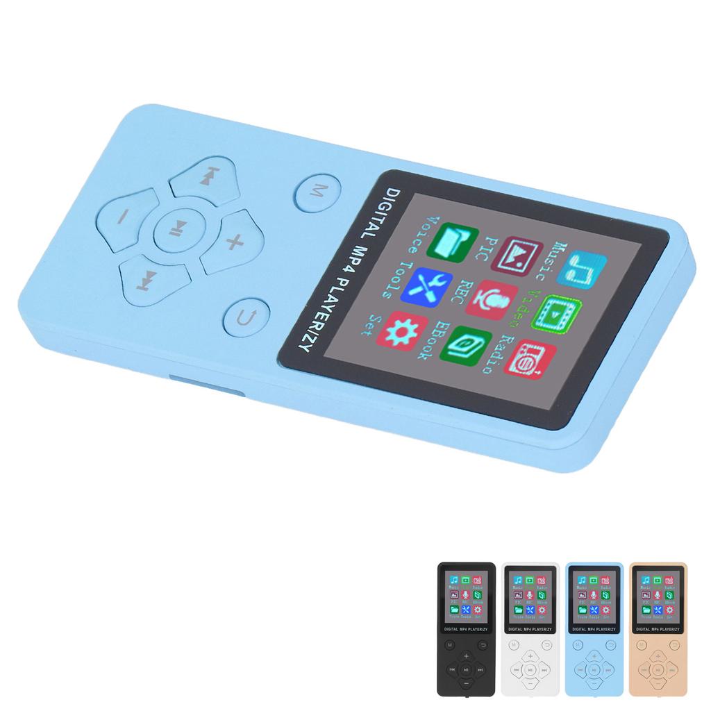 MP3 MP4 Player Bluetooth 5.0 Super Dünne 1,8 Zoll Farbe Bildschirm 128G Erweiterbar Speicher Tragbare 