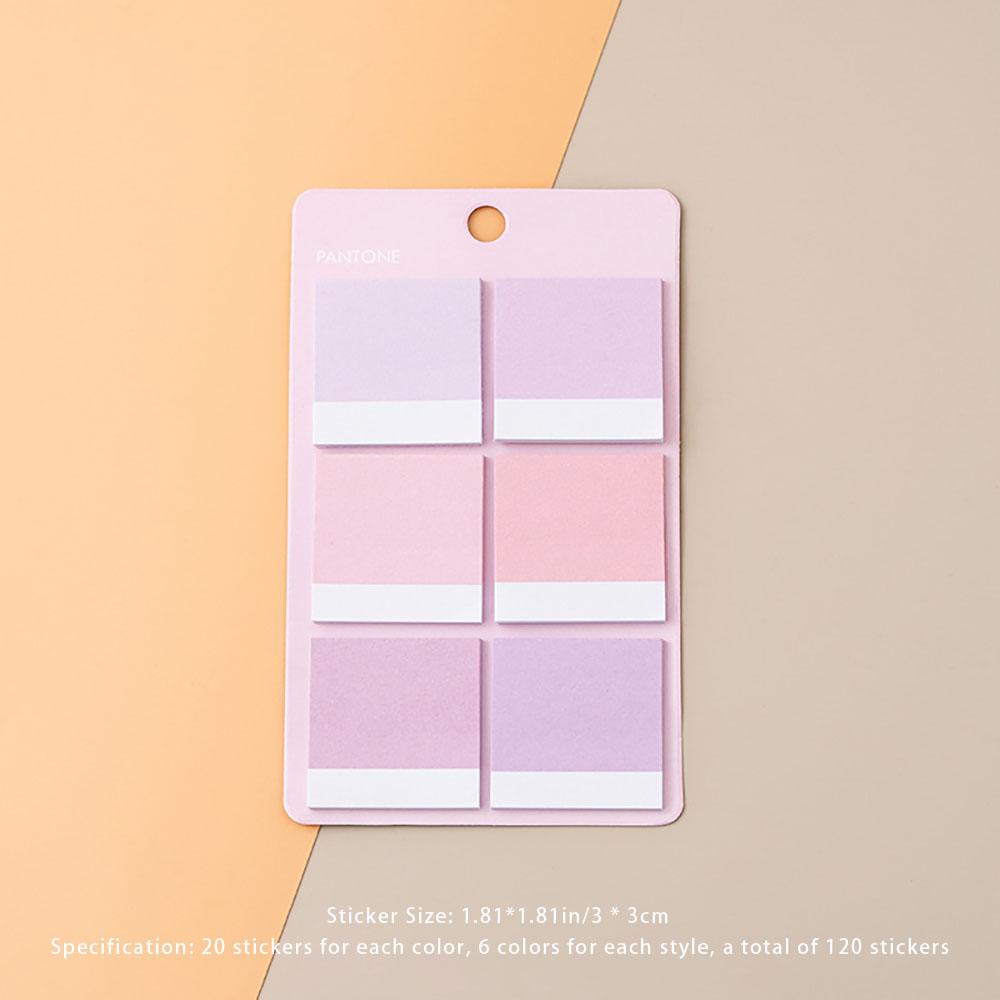 120 Stickers Color Card Type Convenience Stickers, Color Index Stickers, Classification Labels, Bookmark Markers Stickers