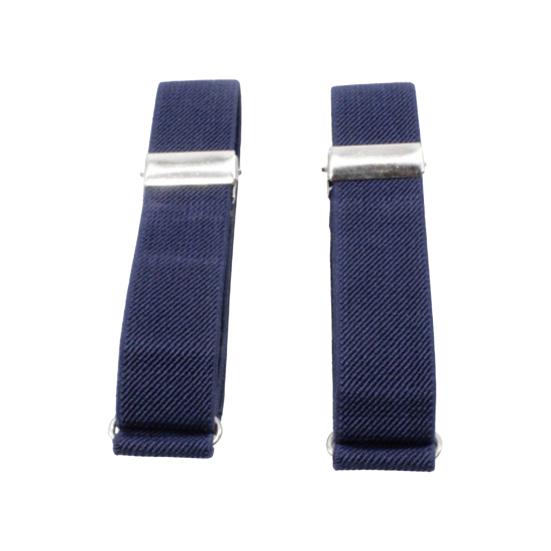 1 Pair Unisex Armband Adjustable 2.5CM Width Solid Color Leg Strap Elastic Shirt