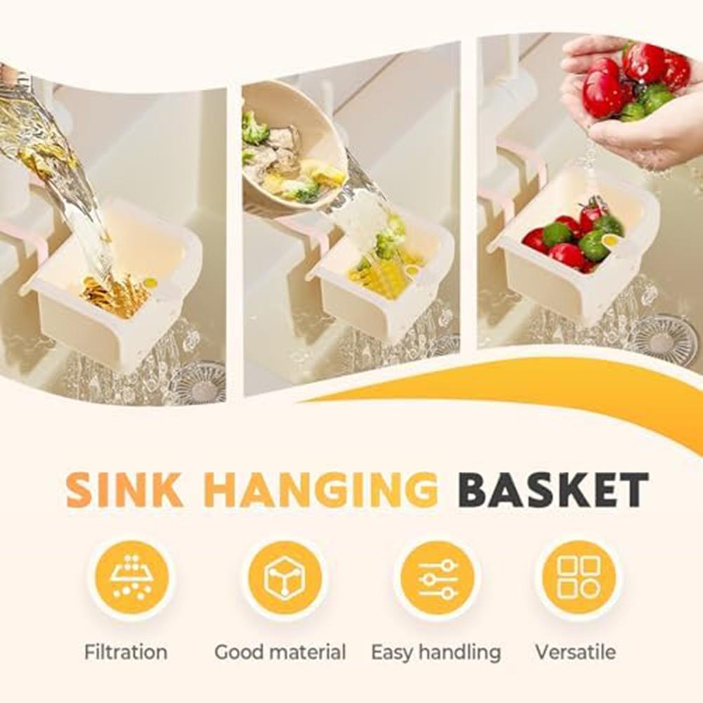 Self-Cleaning Sink Strainer Space-Saving Design Touch-Free Waste Disposal
