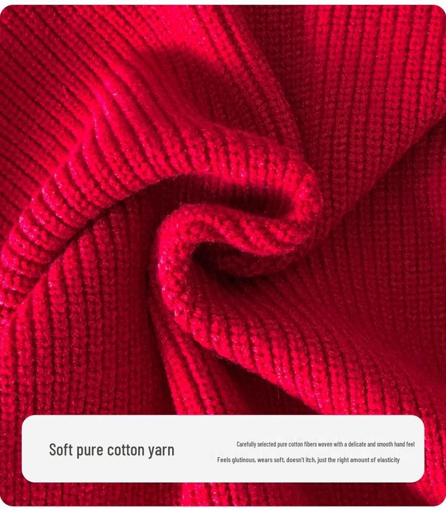 Autumn Festive Knitted Romper for Baby Boys - Toddler Sweater Outfit