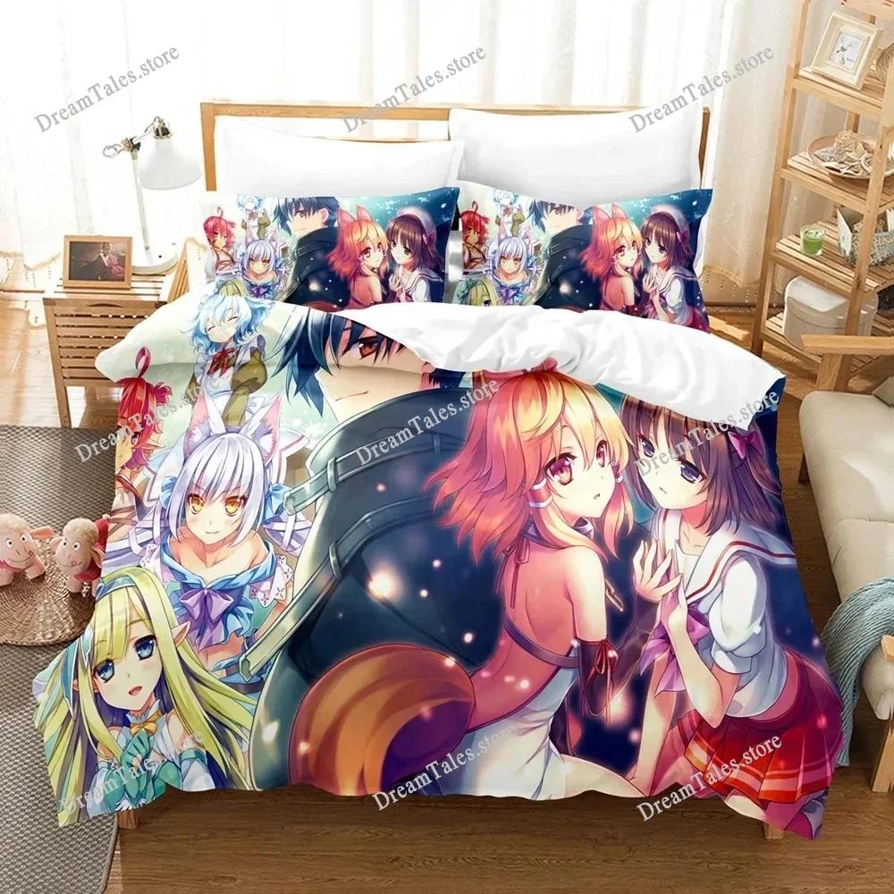 3D Printed Anime Seirei Gensouki Bedding Set Duvet Cover Bedroom Comforter Single Twin King _Size Quilt Cover Home Textiles741