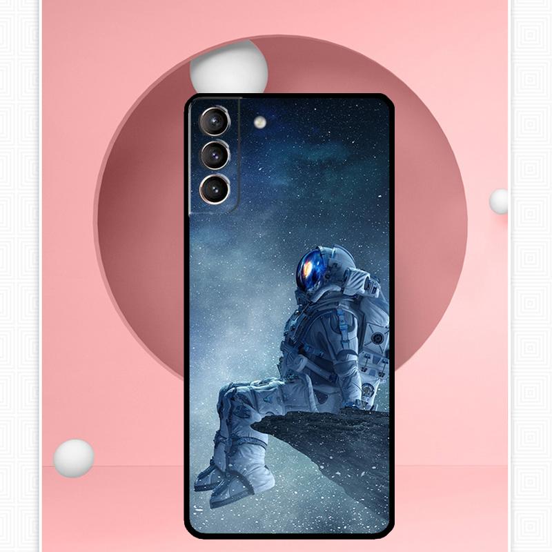 Astronaut Star Space Case For Samsung Galaxy S25 Ultra S25 FE S20 S21 S22 S23 Plus S9 S10 S24 Ultra Cover Funda