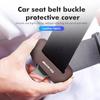 BTY4  Car Seat Belt Buckle Protector Cover Anti-Scratch Accessories For Mercedes Benz AMG W204 W205 W203 W211 W201 W210 W108 W124 W126