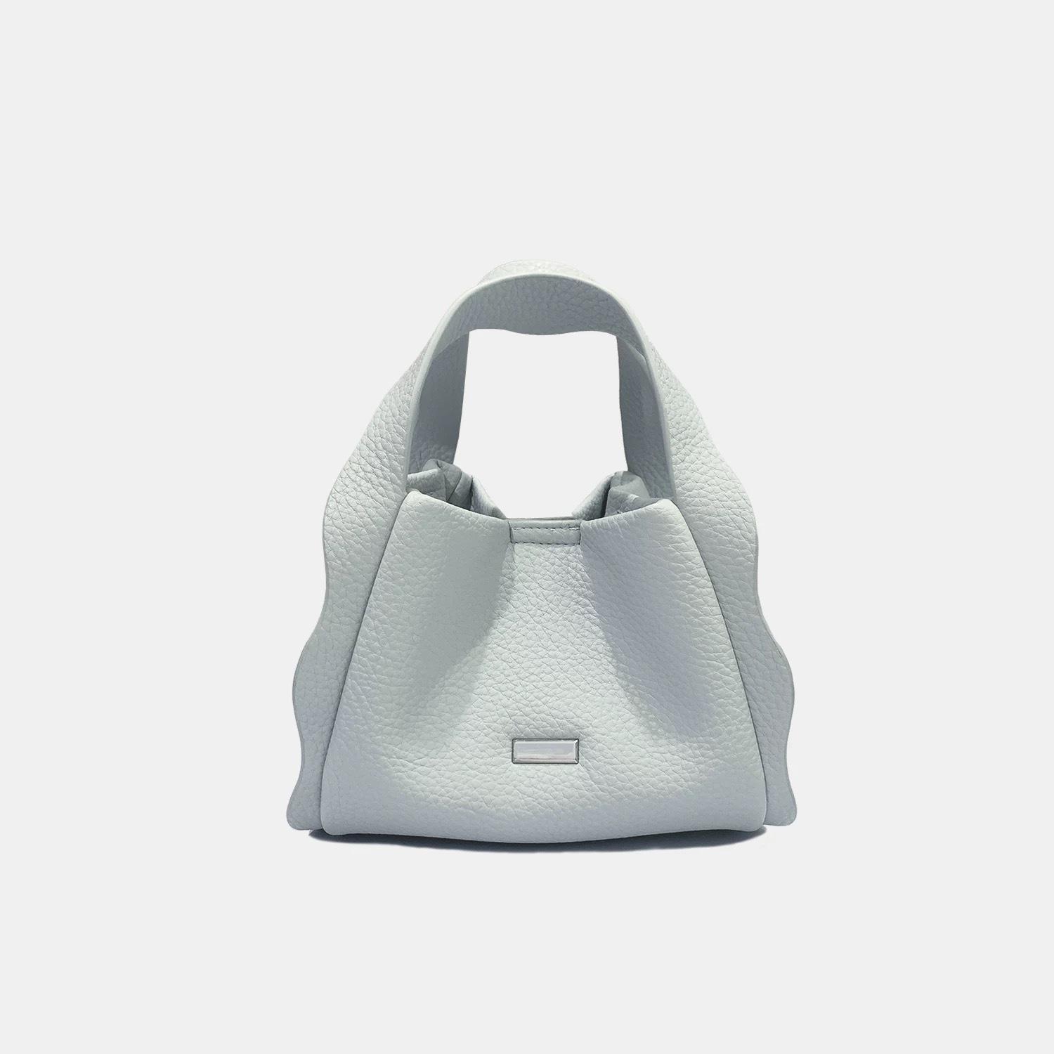 

Spring fashion blue portable vegetable basket bag women s new niche small bag versatile messenger bag