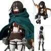 15cm/5.9in Attack On Titan Figma Figure Levi·Ackerman Eren Jaeger Mikasa·Ackerman Action Figure PVC Figurine Kids Toys Gift Boys