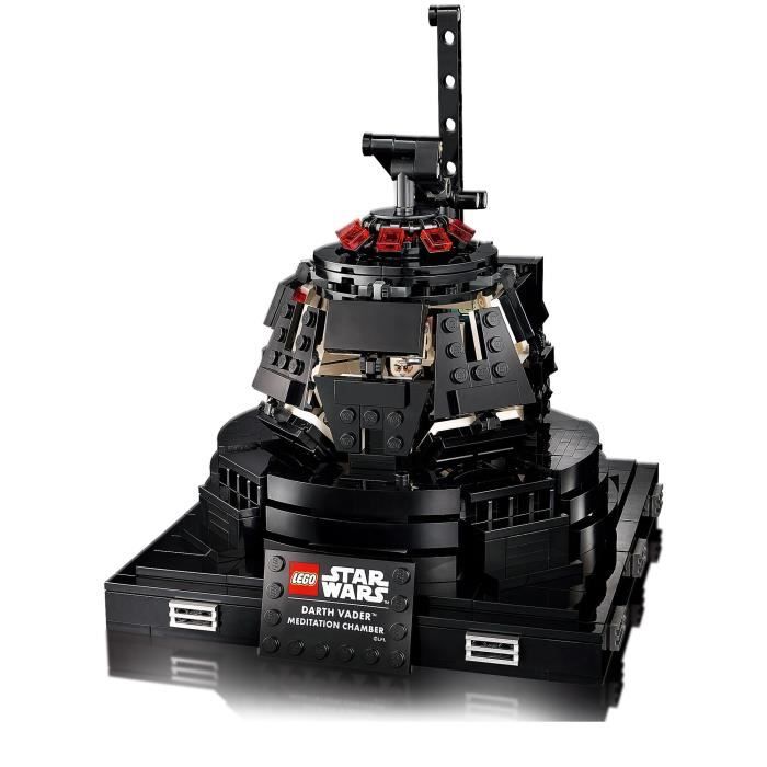 Lego® 75296 star wars la salle de méditation de dark vador™, set à collectionner, cadeau d'anniversaire pour adulte