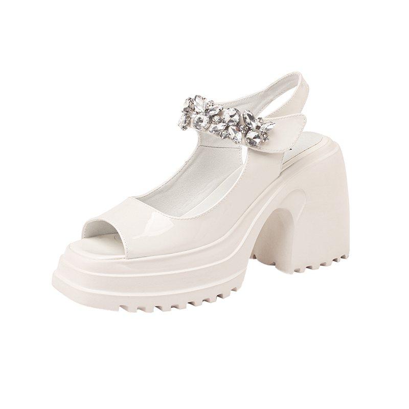 Krazing Pot из коровьей кожи с открытым носком — фото 3