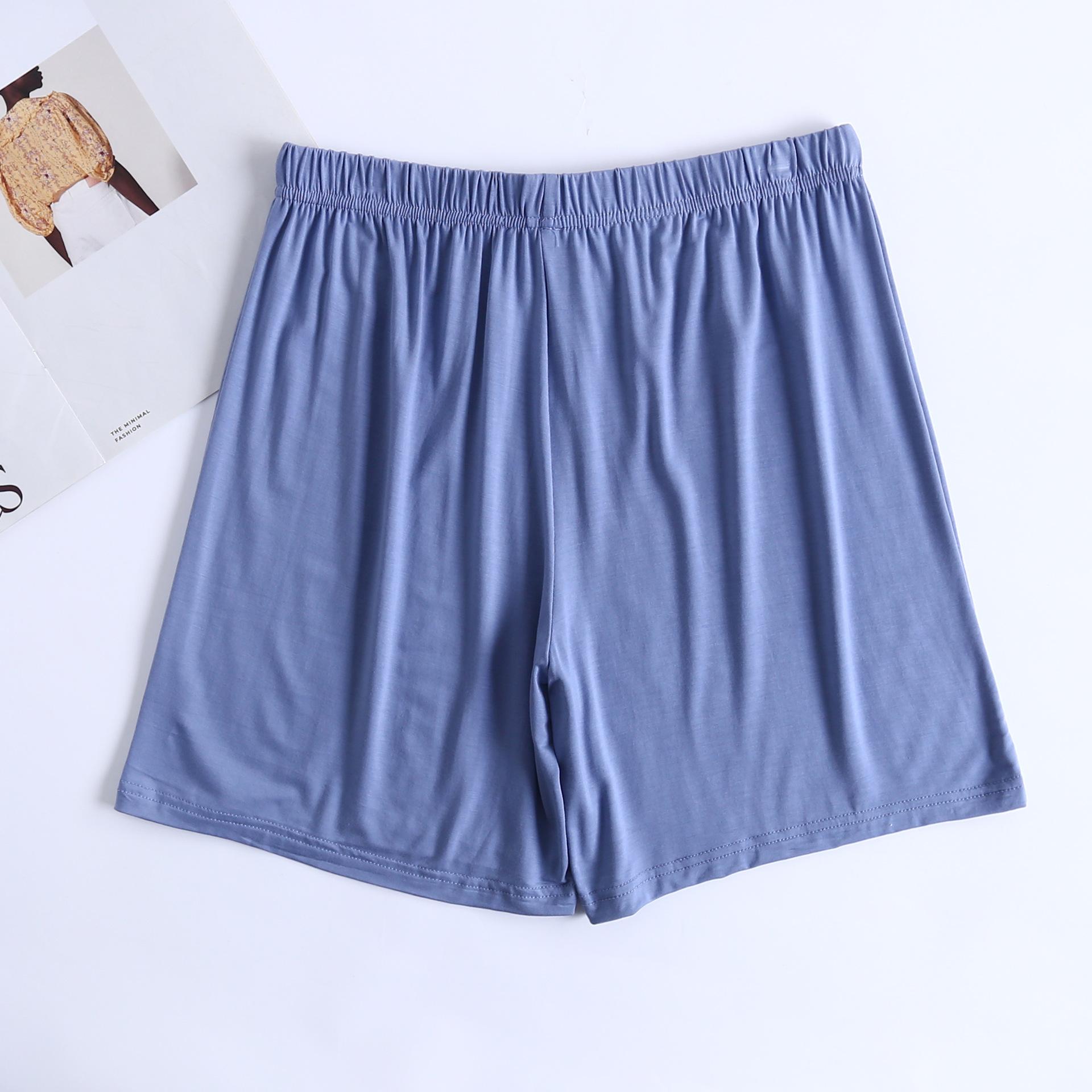 

Summer Women s Bottoms Women Soft Thin Shorts Casual Pants At Home Solid Color Short Pants S