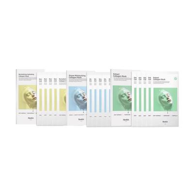 HEXKIN Collagen Facial Mask 23g*5pcs, Revitalizing Hydrating, Ocean Moisturizing, Revitalizing, Extract, Korean Cosmetics, Kbeauty, Sample