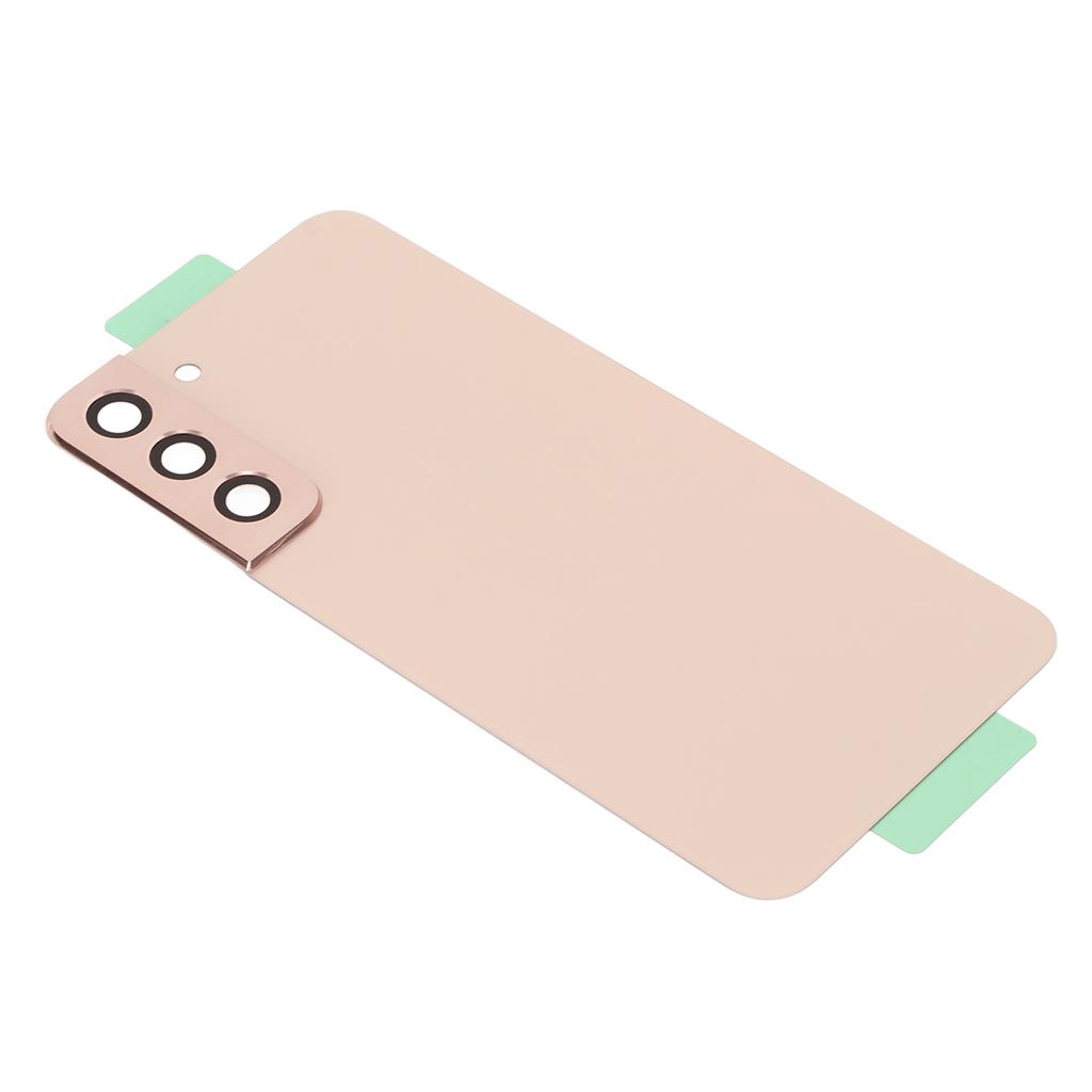 Phone Back Glass Cover Set Easy Installation Phone Rear Glass Cover Set with Professional Repair Kit for S22 Pink