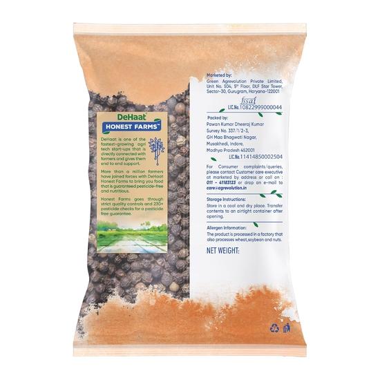 DeHaat Honest Farms Pesticide Free Black Pepper Whole 100 Gm.