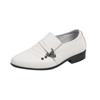 Spring Autumn Boy Leather Shoe Fashion Causal Children's Slip-on Loafers Versatile Kids Formal Students Performance Black Shoes