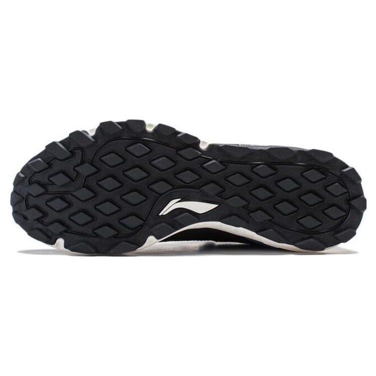 Li Ning Cushioning Slip Resistant Abrasion Resistant Low top Running Shoes Women's Black ARNT012-2
