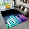 3D Retro Game Tetris Gamer Cartoon Area Rug,Carpet for Home Living Room Bedroom Sofa Doormat Decor,kid play Non-slip Floor Mat