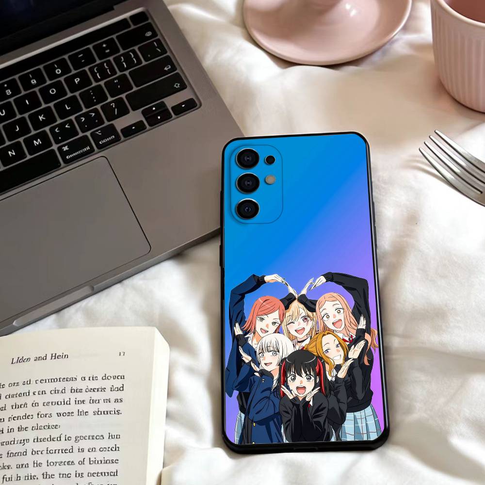 

M-My Dress-Up D-DarlingS Phone Case For Samsung S25,24,23,22,30,21,10,9,Ultra,Plus,Lite,FE,4,5 G Soft Black Case Samsung S24ULTRA