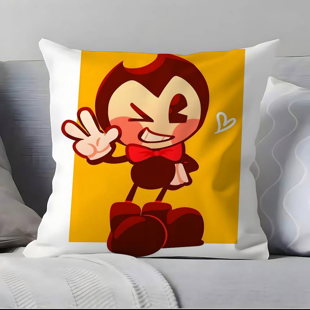 Bendy And The Ink Machine Pillow Case Pillowcase Soft Skin Friendly & Comfortable With A Hidden Zipper