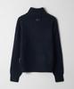 DTHIRTYONE Half-Zip Turtleneck Sweater (Navy)