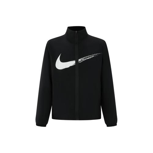 Nike Men s Outdoor Windproof Sport Loose Stand-Up Collar Breathable Jacket EU L чёрный