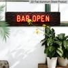 2D Flat, 2D Neon Light Design Bar Open Aluminium Decorative Sign Industrial-style Decorative Item Featuring Vibrant Illumination Suitable for Bars