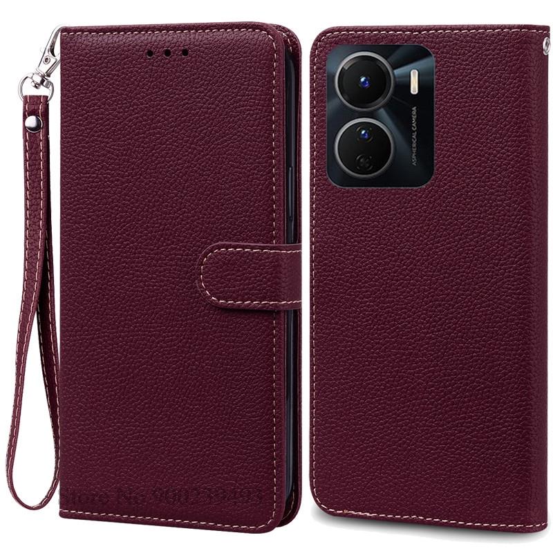 For Vivo Y02S Case Wallet Leather Flip Cover For Vivo Y02S Case Stand Book Protective Cover For Vivo Y02S Case Coque Fundas