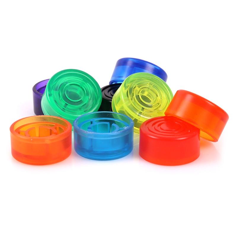 10Pcs Candy Color Foot Switch Guitar Pedal Knob Protector Anti-slip Sleeve Cover Make Effect Footboard More Efficient