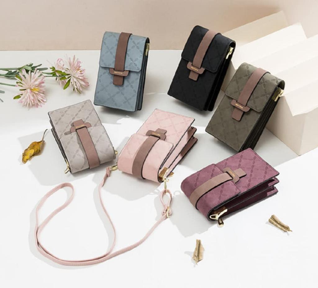 Smartphone Shoulder Clasp Day Shoulder Crossbody Smartphone Carabiner Card Screen Gadget Gadget Waist Pouch Women's Pouch, Bag, Wallet, Sacoche,