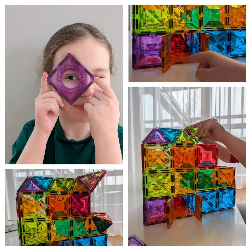 3D magnetic blocks - 100 pieces