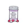 Alloy Brooch Personalized In Fun Cartoon Candy Bottle Design For Stylish Wear