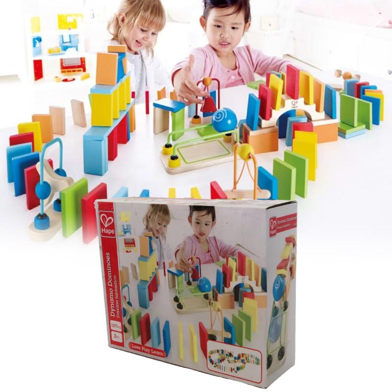 Super Fun Wooden Domino Blocks Set Creative Educational Toys For Boys And Girls
