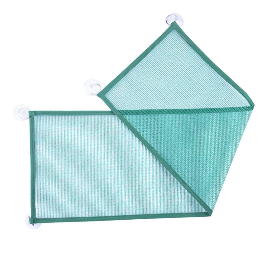 Reptile Mesh Hammock Rectangle Summer Hanging Reptile Breathable Net Hammock Bed with Suction Cups