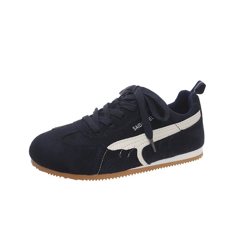 Comfortable German Training Shoes Forrest Gump Shoes Little White Shoes Women's 2025 New Korean Version Casual Board Shoes Flat Student Sports Sho