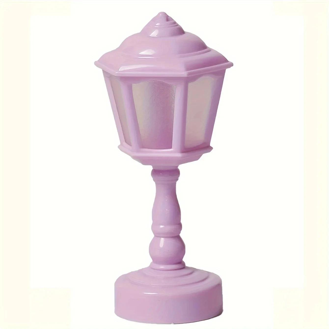 

HOMEFISH Geometric Flower Bud Button Battery LED Table Lamps Desk Night For Bedroom Dining Touch Night Light фіолетовий