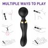 Powerful Double AV Massager Vibrator Female Magic Wand G-Spot Dildo Clitoris Nipple Stimulator for Women Sex Toys Couple Adults