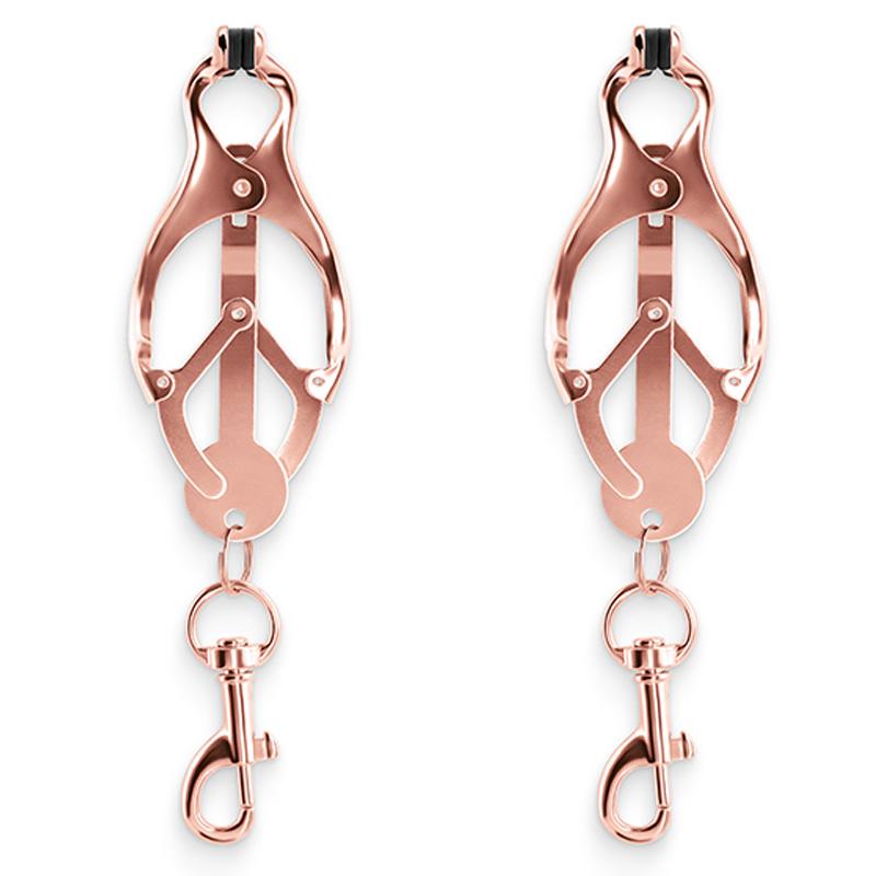 Colorful Metal Nipple Clamps With Chain Set Woman Rainbow Nipple Clips Breast Bondage Restraint Slave Fetish Female Sex Toy