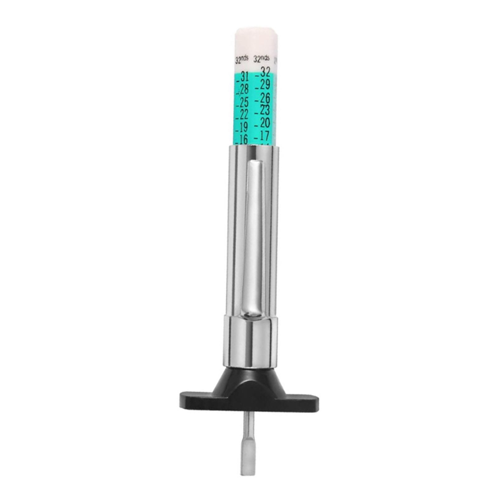 High Accuracy Tyre Tread Depth Gauge Tyre Depth Measurement Tool Stainless Steel