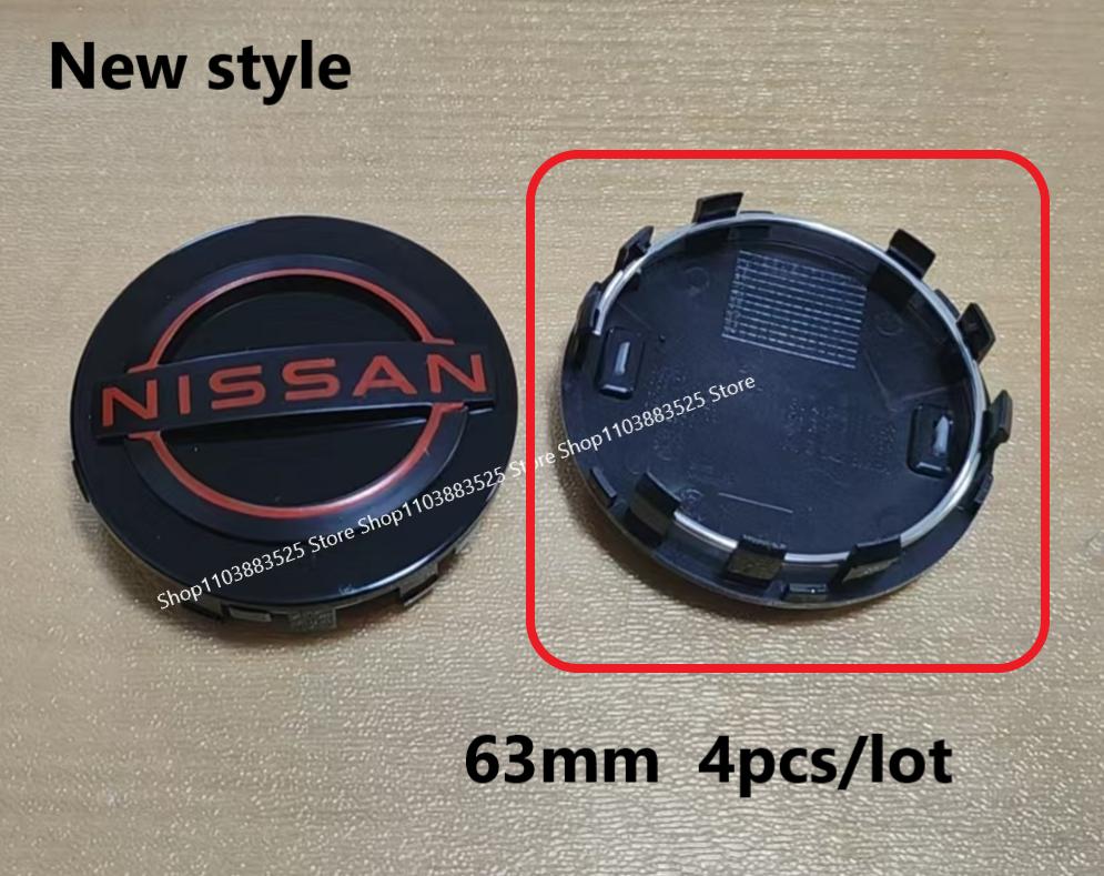 

54/63 мм Новый стиль 4 шт. Колпачки ступицы колеса для Nissan Almera Nismo Sylphy Sentra Versa Altima Rogue Tiida GTR Xterra Qashqai 4pcs