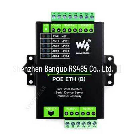Industrial-Grade 4-Port RS485 To RJ45 Ethernet Converter